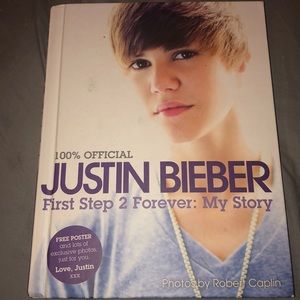 justin bieber history book new never used